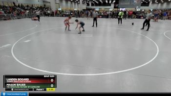 106 lbs Cons. Round 8 - Mason Bauer, The Wrestling Factory Of Cleveland vs Landen Bogard, Askren Wrestling Academy