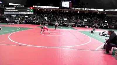 120 lbs Champ. Round 1 - Caleb Mize, MIRA vs Dorian Varno, WKA2