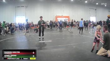 95 lbs Cons. Semi - Ayden Adkins, LWC: Raiders vs Madison Shelton, Summerville