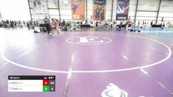 132 lbs Rr Rnd 3 - Julie Ortiz, Misfits Girls Wrestling vs Tiana Fries, Indiana Outlaws Pink