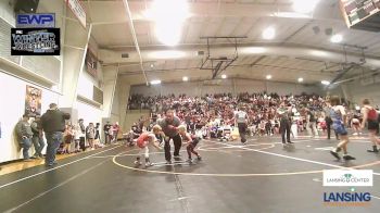 49 lbs Consi Of 4 - Kanon Zappone, Barnsdall Youth Wrestling vs Hunter Wells, Claremore Wrestling Club