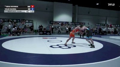 70 kg Cons. Rd Of 32 - Beau Hickman, Cowboy RTC vs Colin Kacena, Chippewa Wrestling Club