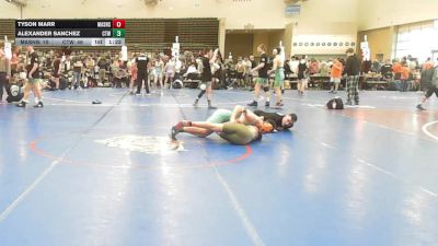 131 lbs Rr Rnd 6 - Tyson Marr, Mat Assassins Red - MSE vs Alexander Sanchez, CTWHALE Humpback - MSE