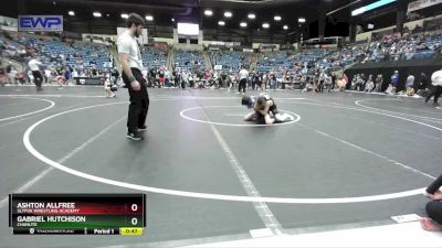 88 lbs Cons. Round 4 - Gabriel Hutchison, Chanute vs Ashton Allfree, SlyFox Wrestling Academy