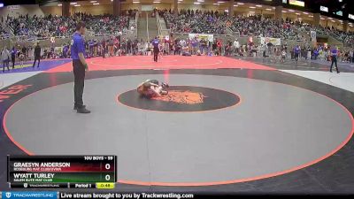 59 lbs Cons. Round 1 - Wyatt Turley, Salem Elite Mat Club vs Graesyn Anderson, Roseburg Mat Club/uvwa