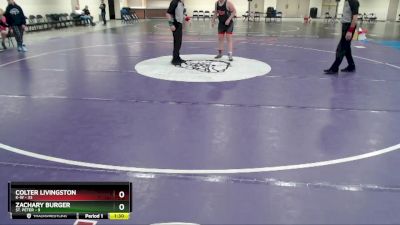 235 lbs Round 3 (3 Team) - Zachary Burger, St. Peter vs Colter Livingston, K-W