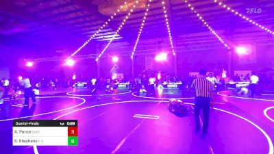 94 lbs Quarterfinal - Angelica Ponce, Queens Of Mayhem vs Sophia Stephens, F-5 Grappling