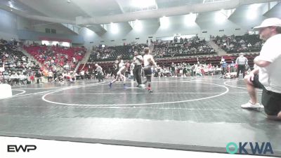 84 lbs Round Of 16 - Rowan Musgrove, McAlester Youth Wrestling vs Braxton Bishop, Salina Wrestling Club
