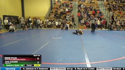 70 10U Quarterfinal - Tate Gauker, Mankato vs Eddie Sylva, Black Hills Wrestling Academy