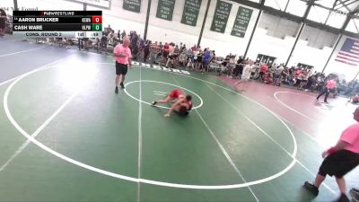 101-110 lbs Cons. Round 2 - Aaron Brucker, SOT-C vs Cash Ware, O`Fallon Little Panthers WC