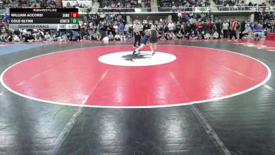 113 lbs Quarterfinal - William Accorsi, Somers vs Cole Glynn, Central Catholic