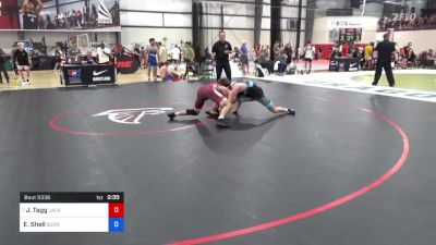 65 kg Round Of 64 - Julian Tagg, Jackrabbit Wrestling Club vs Ethan Shell, Boone RTC