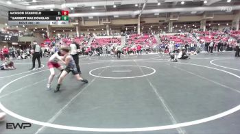 80 lbs Cons. Semi - Barrett Rae Douglas, CYWC vs Jackson Stanfield, Team Lightning