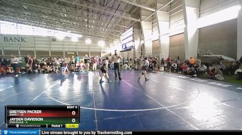 106 lbs Round 3 (4 Team) - Jayden Davidson, Utah Black vs Greysen Packer, Idaho 1