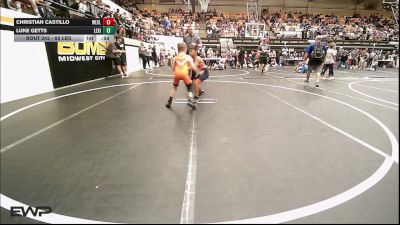 55 lbs Rr Rnd 2 - Christian Castillo, Wesley Wrestling Club vs Luke Getts, Lexington Wrestling Club