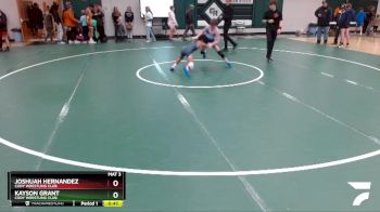 90 lbs 2nd Place Match - Kayson Grant, Cody Wrestling Club vs Joshuah Hernandez, Cody Wrestling Club