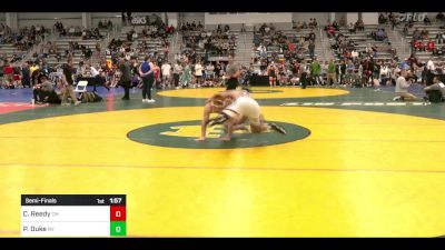 152 lbs Semifinal - Coltyn Reedy, OH vs PJ Duke, NY