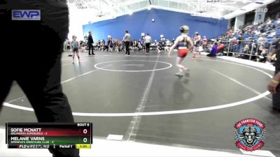 55 lbs Round 3 (4 Team) - Sofie McNatt, Oklahoma Supergirls vs Melanie Varns, OpenMats Wrestling Club