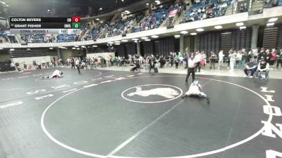 101 lbs Cons. Round 1 - Grant Fisher, Leyden vs Colton Bevers, Normal (Community)