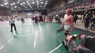 65 lbs Semifinal - Hunter Gaston, North Fork Miners vs Brady Mathews, Ridge WC