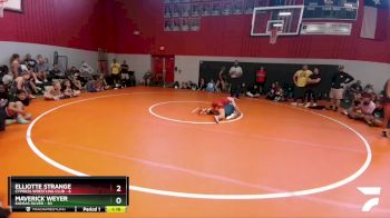 126 lbs Round 3 (8 Team) - Maverick Weyer, Kansas Silver vs Elliotte Strange, Cypress Wrestling Club