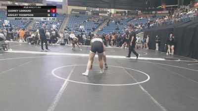160 lbs Champ. Round 2 - Ashley Thompson, Carl Albert vs Audrey Lennard, Doane