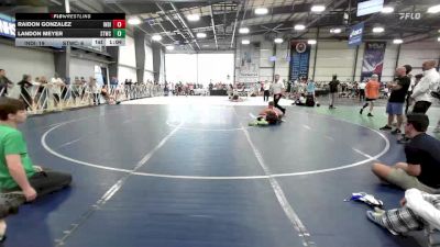 112 lbs Rr Rnd 2 - Raidon Gonzalez, Indiana Outlaws Gold vs Landon Meyer, Shore Thing Beach