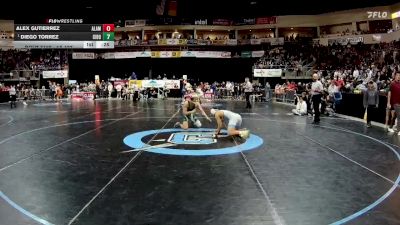 5A 127 lbs Quarterfinal - Israel Guevara, Cleveland vs Jayden Morfin, Albuquerque