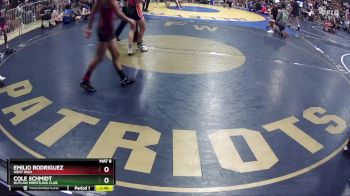 122 lbs Champ. Round 2 - Cole Schmidt, Outlaw Wrestling Club vs Emilio Rodriguez, West High