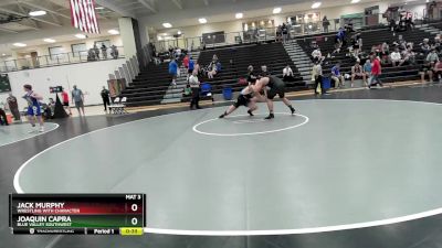 215 lbs 3rd Place Match - Joaquin Capra, Blue Valley Southwest vs Jack Murphy, Wrestling With Character