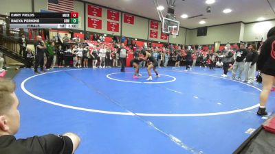 117 lbs Final - Emry Fields, Muskogee vs Raeya Perkins, Coweta