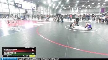 67-68 lbs Round 2 - Max DeTienne, Wolfpack WC vs Cash Serrano, Lake Stevens WC