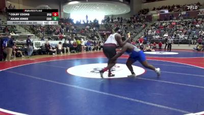 6A 285 lbs Quarterfinal - Julien Jones, CONWAY HIGH SCHOOL vs Colby Cooks, Springdale