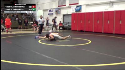 149 lbs Quarterfinal - Luis Acosta-Tackett, Bakersfield College vs Nicholas Rodriguez, Palomar College
