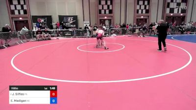 119 lbs Quarterfinal - Jack Silfies, Pa vs Evan Madigan, Me