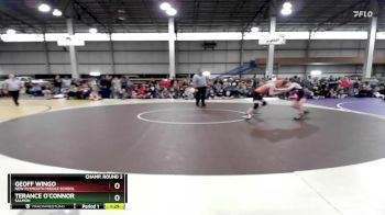 115 lbs Champ. Round 2 - Geoff Wingo, New Plymouth Middle School vs Terance O`Connor, Salmon