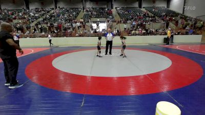 55 lbs Consi Of 8 #2 - Lillee Yun, Pope Junior Wrestling Club vs Ryan Amorim, Morris Fitness Wrestling Club