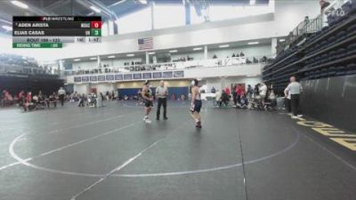 133 lbs Cons. Round 3 - Elias Casas, UNATTACHED vs Aden Arista, Mt. San Antonio College