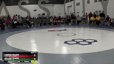 100 lbs Round 4 - William Szarek, Team Atomic vs Landon Wilson, Junior Terps Xtreme