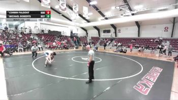 165 lbs 1st Place Match - Michael Roberts, Westminster vs Corbin Falgout, Huntingdon