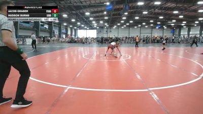 72 lbs Round 2 (10:45am Saturday) - Jacob Graber, POWA vs Hudson Burns, Iowa Black