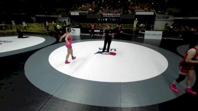 155 lbs Cons. Quarters - Savannah Edwards, River City High School Wrestling vs Arielle Zeidler, Petaluma Wrestling Club