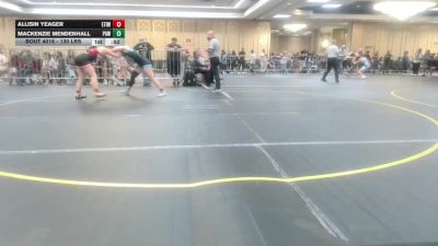 130 lbs Consi Of 16 #2 - Allisin Yeager, Etiwanda HS vs Mackenzie Mendenhall, Paw
