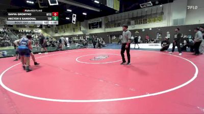 155 lbs Round 2 - Hector E Sandoval, Team SoCal WC vs Savva Gromyko, World Team Training Center