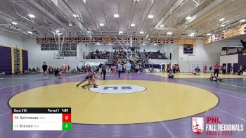 121 lbs Quarterfinal - Isaak Arevalo, Spartan Mat Club vs Mitchell Schmauss, Immortal Athletics WC