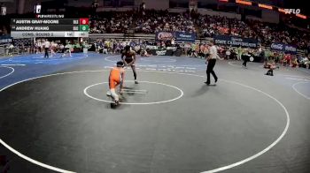 D 3 126 lbs Cons. Round 2 - Austin Gray-Moore, De La Salle vs Andrew Huang, St. Louis Catholic