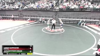 106 lbs Champ. Round 1 - Jarom Gappmayer, Brighton vs Anthony(Tony) Drage, Olympus