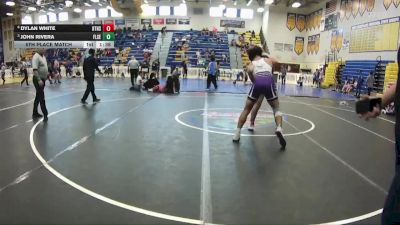 165 Blue 5th Place Match - Dylan White, Bartram Trail H.S. vs John Rivera, Fletcher Senior