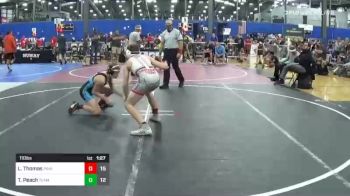 110 lbs Rr Rnd 2 - Landon Thomas, Pinning Down Autism vs Tyson Peach, Team BRO