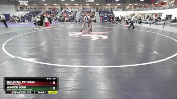 165 lbs Cons. Round 4 - Hunter Song, Missouri Baptist University vs Benjamen Mitchell, Missouri Valley